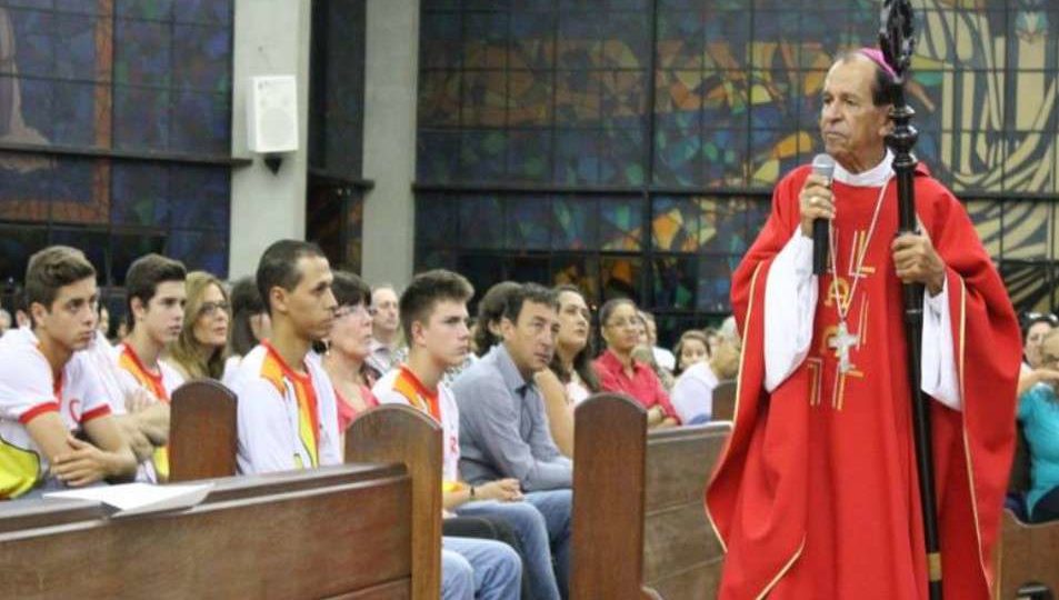 Celebração da Crisma na Paróquia Santa Cruz em Matão