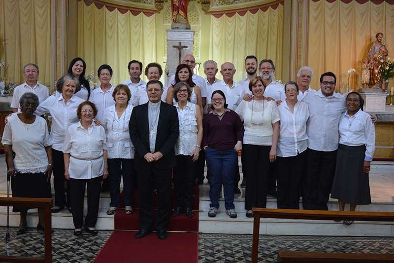 Dom Paulo Visita o Colégio São Carlos