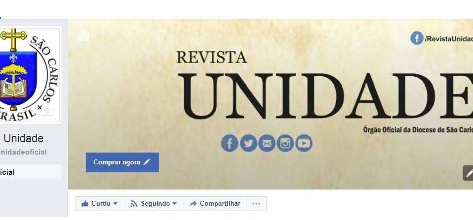 Revista Unidade ganha página no Facebook