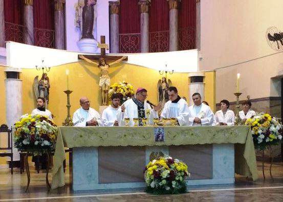 Dom Paulo Cezar celebra na Novena de Nossa Senhora do Carmo