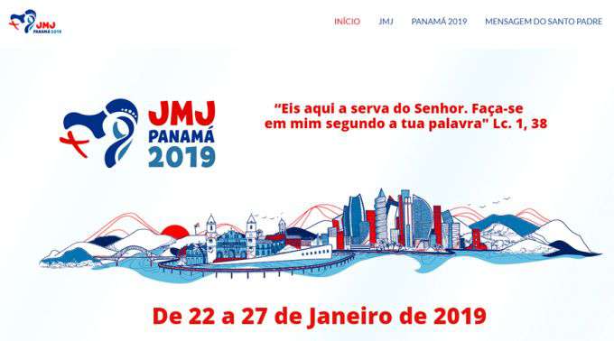 Já está disponível o site oficial da JMJ Panamá 2019