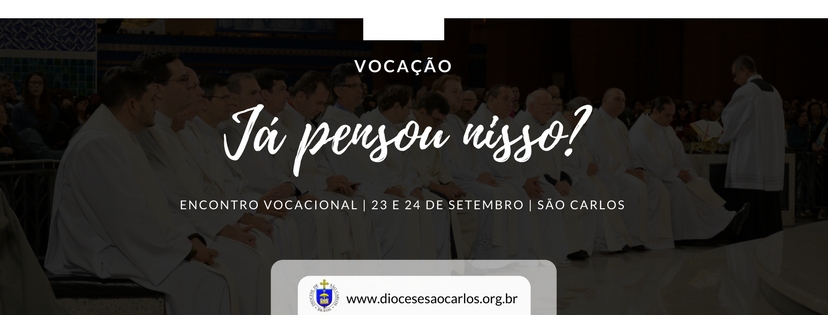 Vocação: Já pensou nisso?