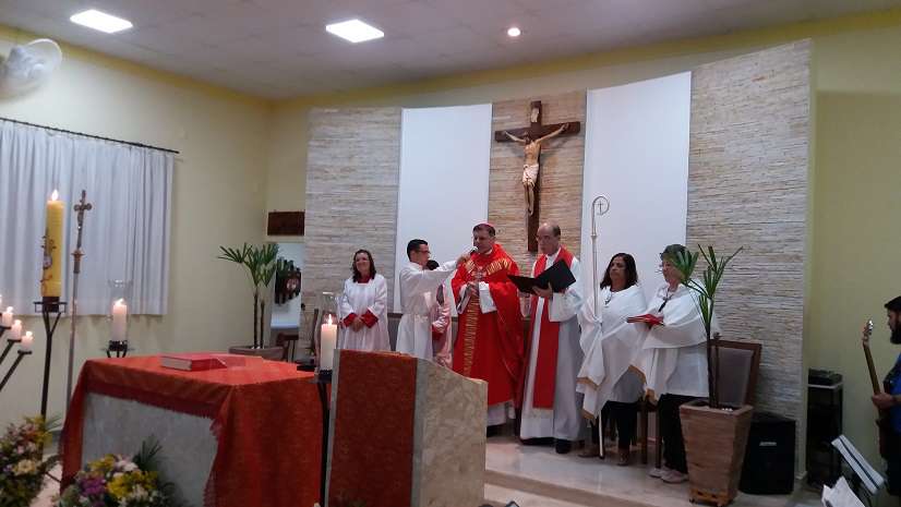 Missa do Crisma com a presença de Dom Paulo Cezar marca a posse do novo Padre da Paróquia São Brás de São Carlos