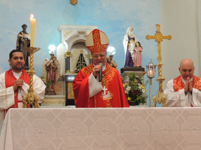 Dom Paulo celebra abertura do Ano Jubilar em comemoração aos 10 anos da Paróquia Sant’Ana e São Benedito em Trabiju.