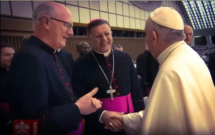 DOM PAULO CEZAR PARTICIPA DE AUDIÊNCIA COM O PAPA FRANCISCO