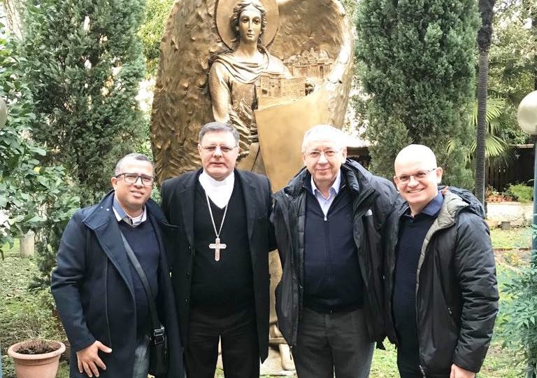 Dom Paulo visita Pontifício Instituto Orientale Centro Studi e Ricerche Ezio Alett