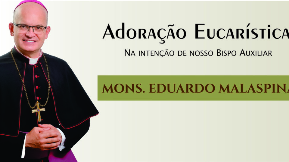 Diocesanos realizam hoje Hora Santa Eucarística em preparação da Ordenação do Bispo Eleito Auxiliar