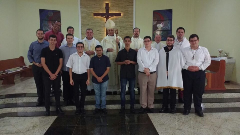 Bispo Diocesano visita Seminário Propedêutico na Oitava da Páscoa