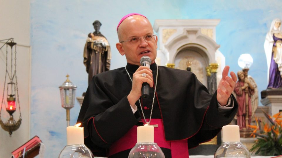 Dom Eduardo Malaspina celebra abertura da Visita Pastoral em Trabiju.