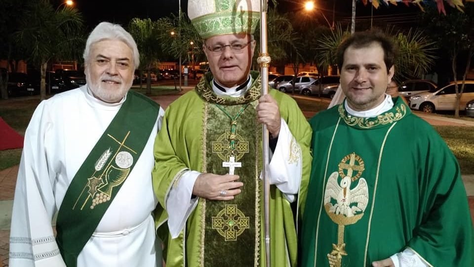 Dom Paulo Cezar preside missa festiva no 24º Caipiral da Paróquia Sagrada Família