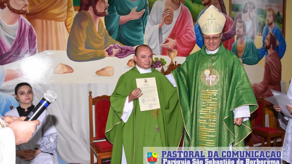 Comunidade celebrou os 97 anos da Paróquia e a posse do novo vigário paroquial