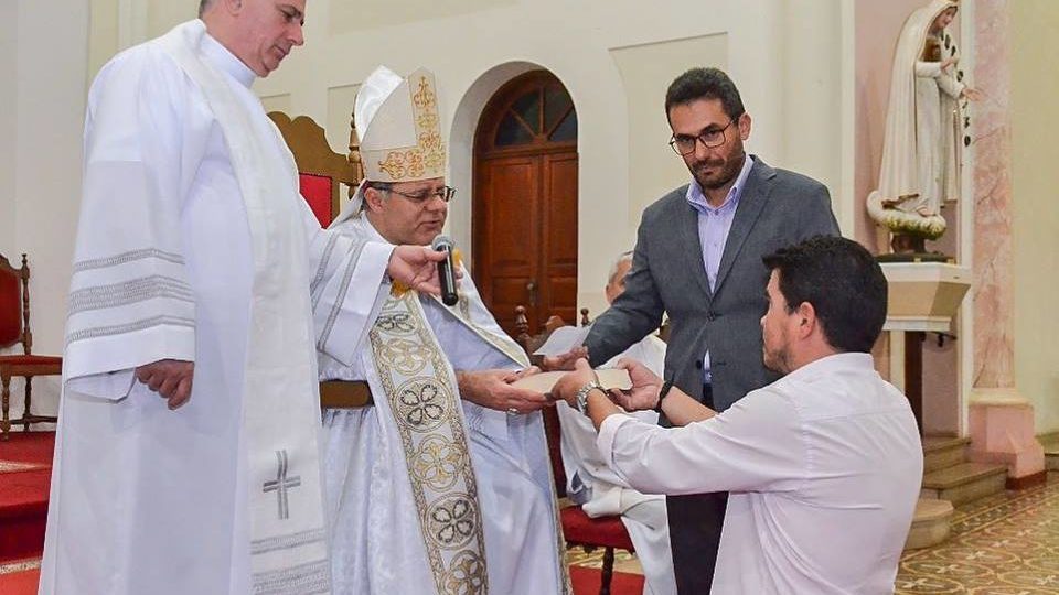 Bispo Diocesano preside Celebração de entrega das Bíblias