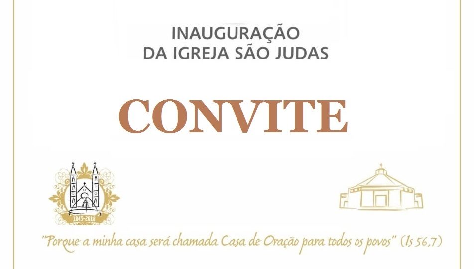 Inauguração da Igreja São Judas em Brotas