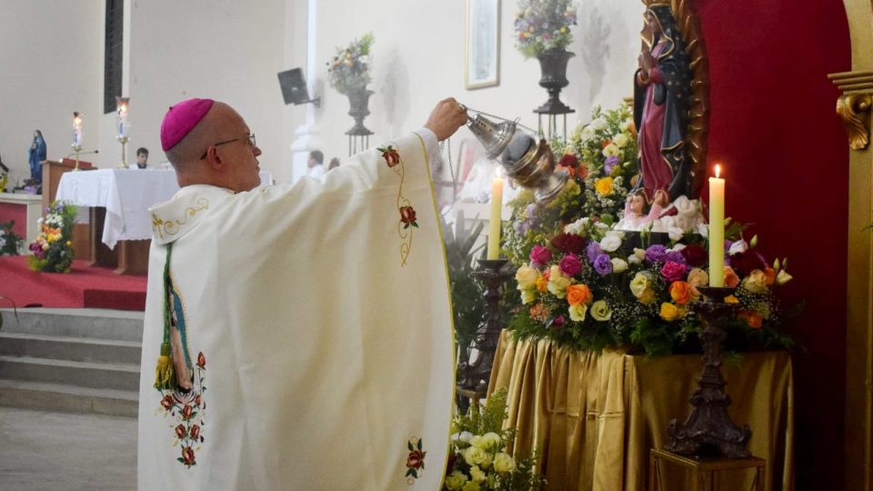 Dom Eduardo Malaspina preside missa festiva em honra a Nossa Senhora de Guadalupe