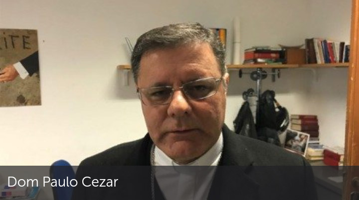 Dom Paulo Cezar se encontra com um amigo: o Papa Francisco