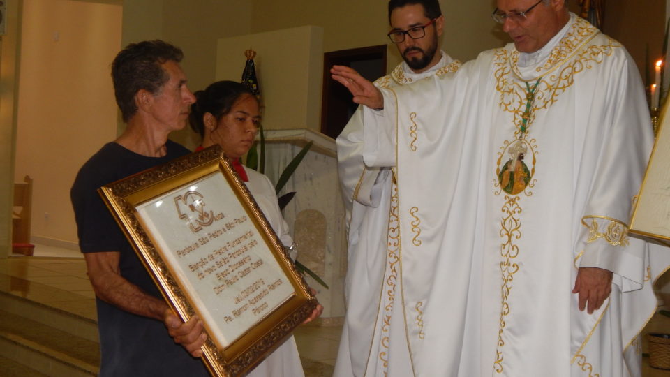 Bispo Diocesano preside missa festiva pelos 10 anos de criação da Paróquia São Pedro e São Paulo