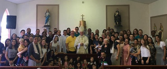 Dom Eduardo Malaspina preside Santa Missa no encontro de formação da Comunidade Fanuel