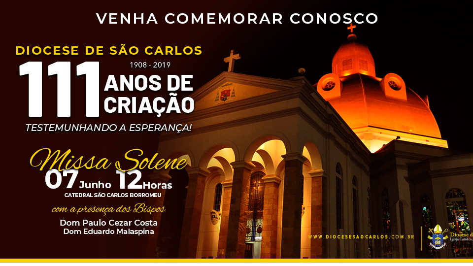 Diocese de São Carlos completa 111 anos de criação