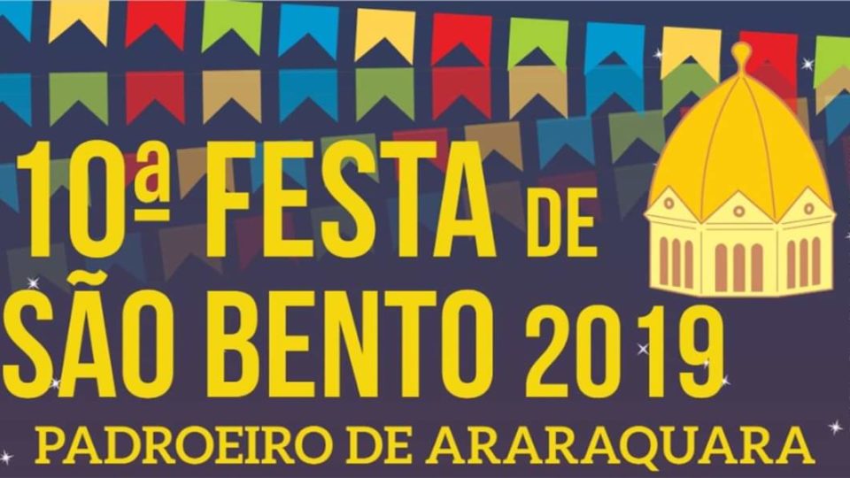 Festa de São Bento, o padroeiro de Araraquara, completa 10 anos 