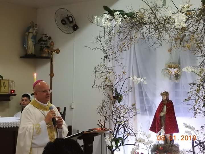Comunidade do Senhor Bom Jesus dos Aflitos recebeu a visita de Dom Eduardo Malaspina