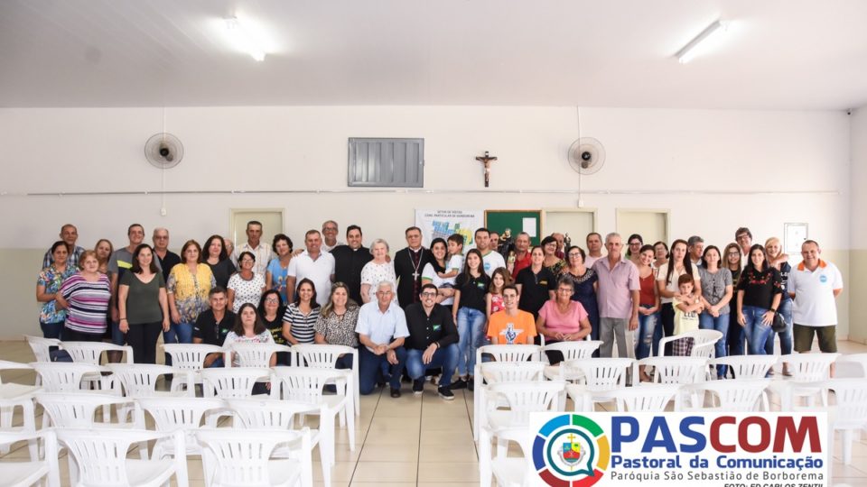 Dom Paulo se encontra com a Sociedade São Vicente de Paulo e membros da Associação São Sebastião em Borborema