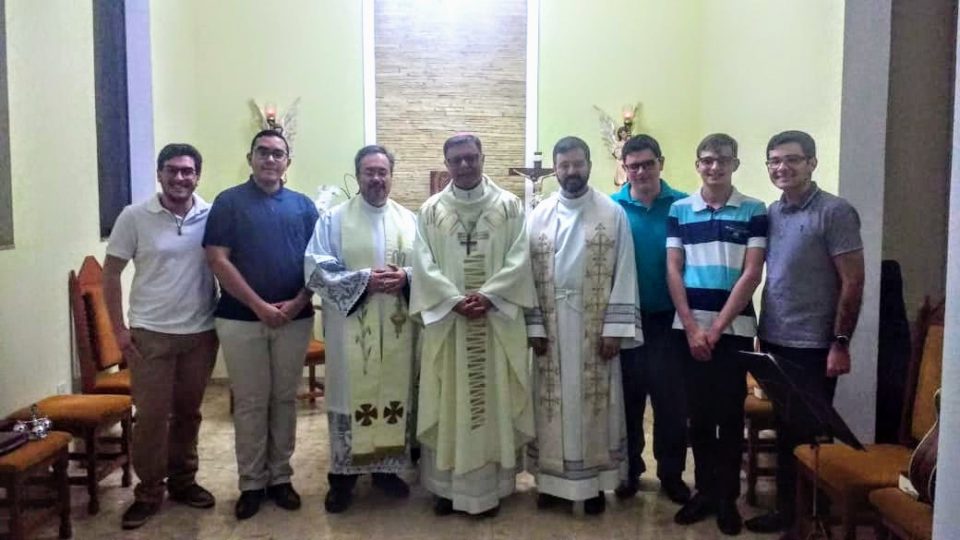 Bispo Diocesano visita Seminário Propedêutico