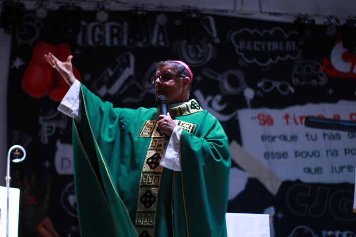 Bispo Diocesano preside Eucaristia no Congresso Jovem Gerados Pela Imaculada 2019