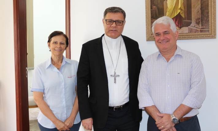 Bispo Diocesano recebe visita do Vereador Marquinho Amaral