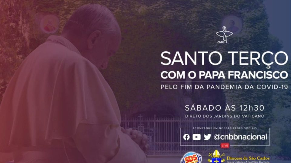 Rádio Diocesana convida fiéis para o Terço com o Papa Francisco