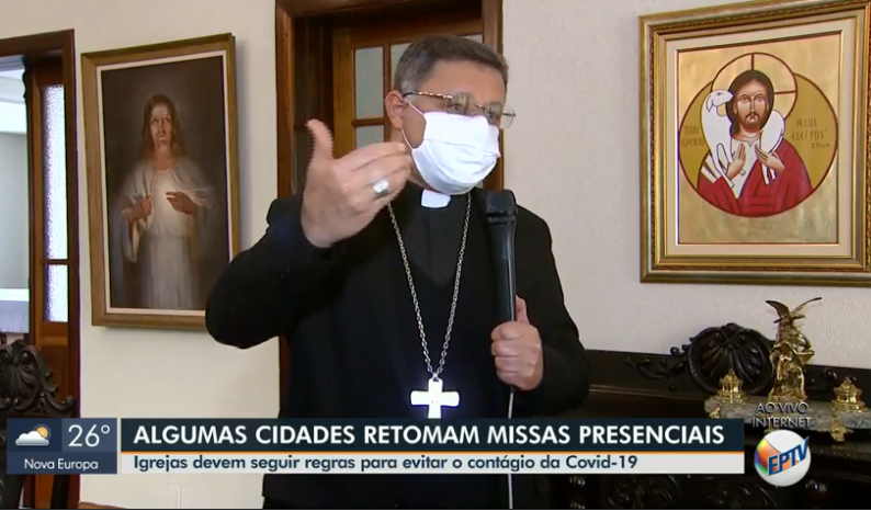 Diocese permite retorno de missas presenciais em Brotas e outras 6 cidades da região; veja regras