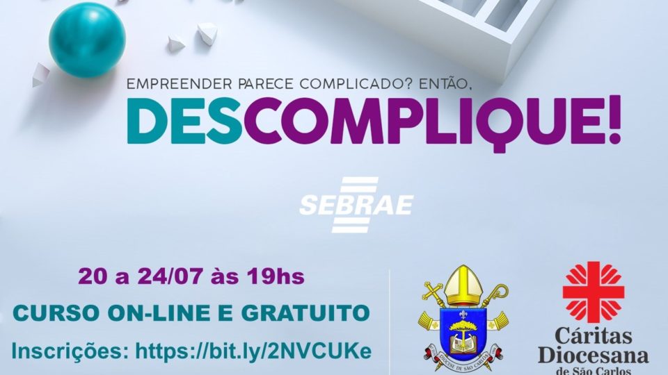 Cáritas Diocesana em parceria com SEBRAE oferece curso de empreendedorismo