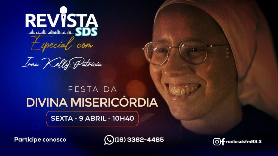 Sexta-feira: Irmã Kelly Patrícia estará ao vivo na Rádio SDS