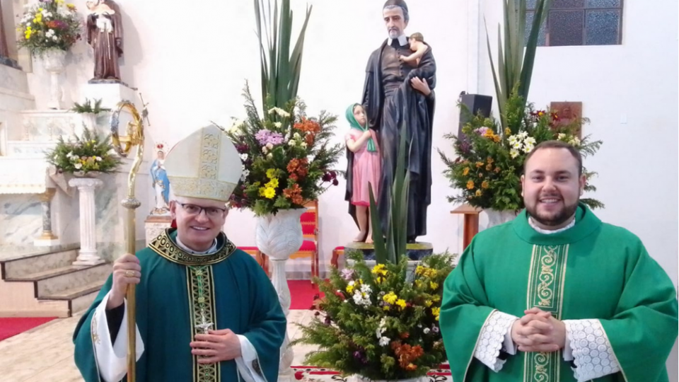 Bispo preside tríduo em honra à São Vicente de Paulo