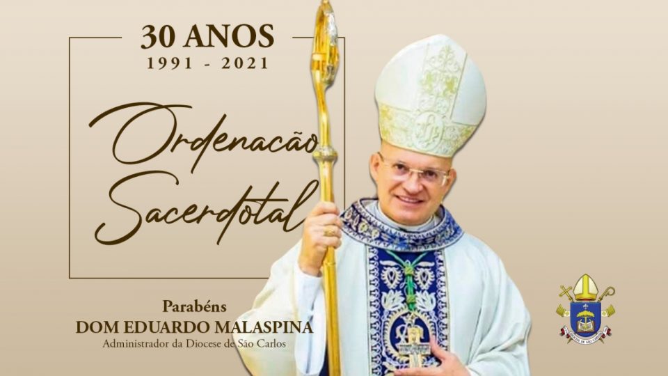 Presidente da CNBB parabeniza Dom Eduardo Malaspina pelos 30 anos de sacerdócio