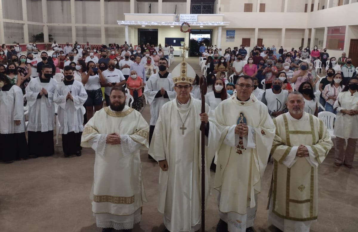 Dom Luiz Carlos celebra Missa na Paróquia Nossa Senhora de Guadalupe Diocese de São Carlos