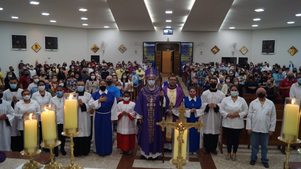 Dom Luiz Carlos preside missa no Santuário Nossa Senhora Aparecida de Barra Bonita