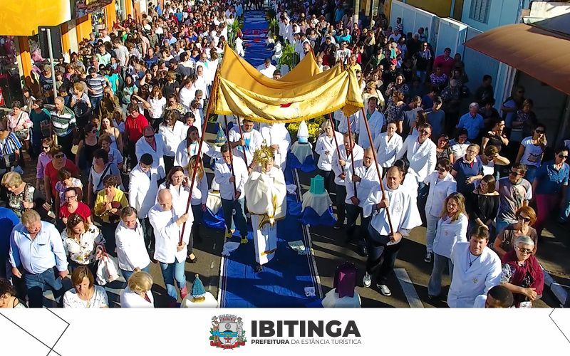 Tradicional procissão de Corpus Christi volta a acontecer em Ibitinga