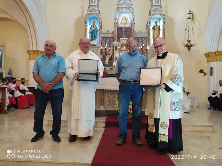 Dom Eduardo Malaspina participa da comemoração dos 10 anos e 500° Terço dos Homens da Paróquia do Divino Espírito Santo