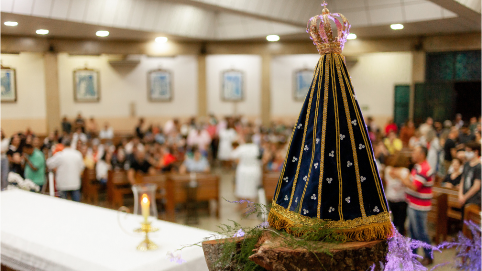 Confira os horários de celebração de Nossa Senhora Aparecida na Diocese de São Carlos