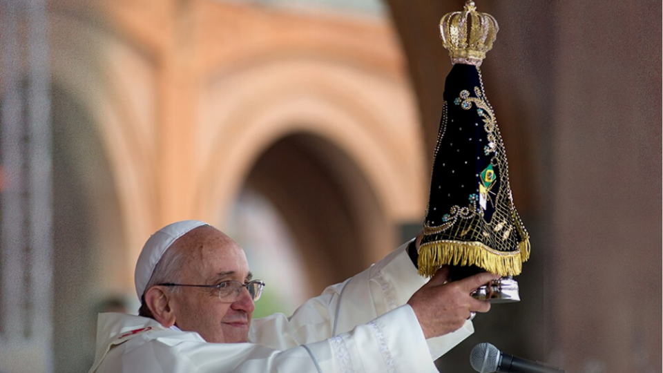 Que Nossa Senhora Aparecida proteja o povo brasileiro, pede Papa