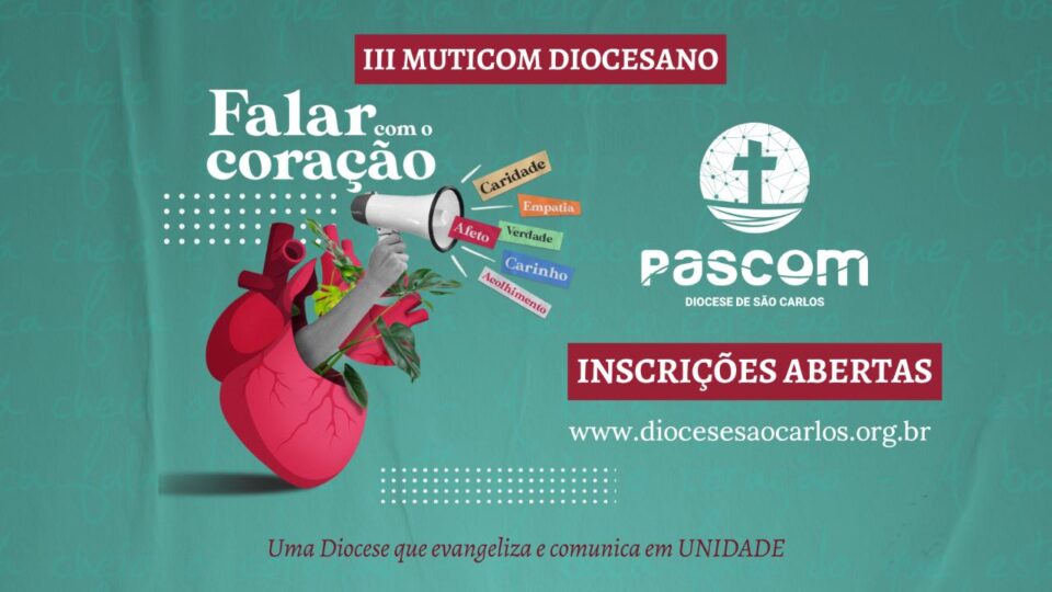 Inscrições abertas para o 3º Mutirão Diocesano de Comunicação