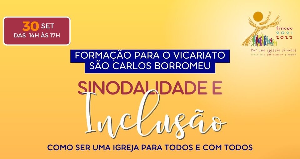 Pastoral da Inclusão promove formação sobre Sinodalidade e acessibilidade