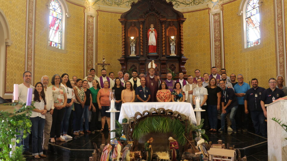 MISSA EM AÇÃO DE GRAÇAS PELO ANO DE 2023, COM OS COLABORADORES DA CÚRIA DIOCESANA