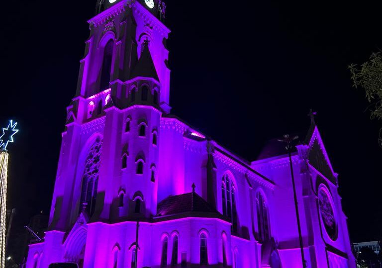 MATRIZ ILUMINADA PARA O NATAL EM JAHU