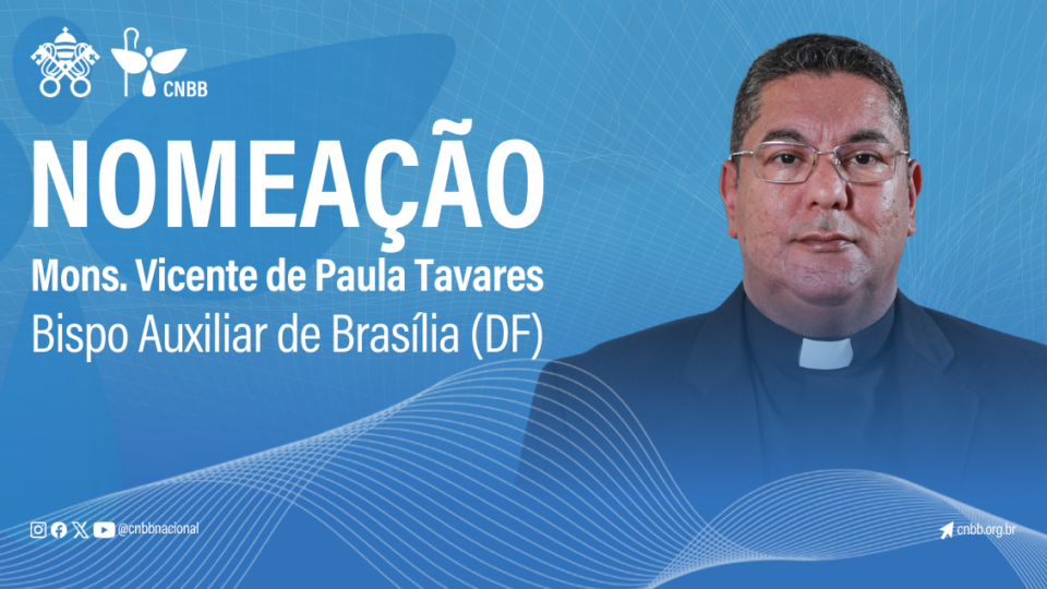 Papa nomeia novo bispo auxiliar para a Arquidiocese de Brasília
