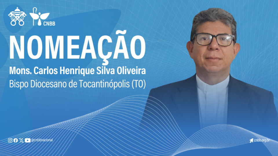 Papa nomeia bispo para a Diocese de Tocantinópolis