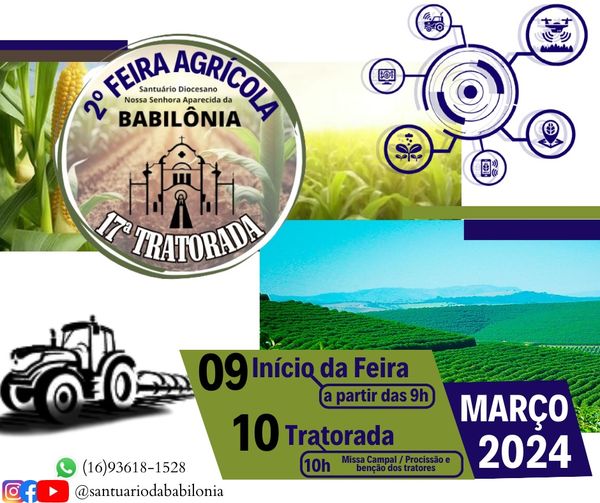 17ª TRATORADA DA BABILÔNIA ACONTECE NESTE FINAL DE SEMANA