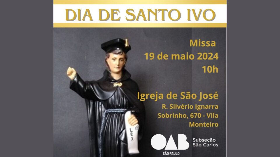 Advogados celebram Santo Ivo na Paróquia São José
