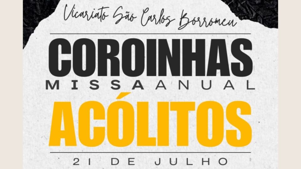 Missa anual com coroinhas e acólitos do Vicariato São Carlos
