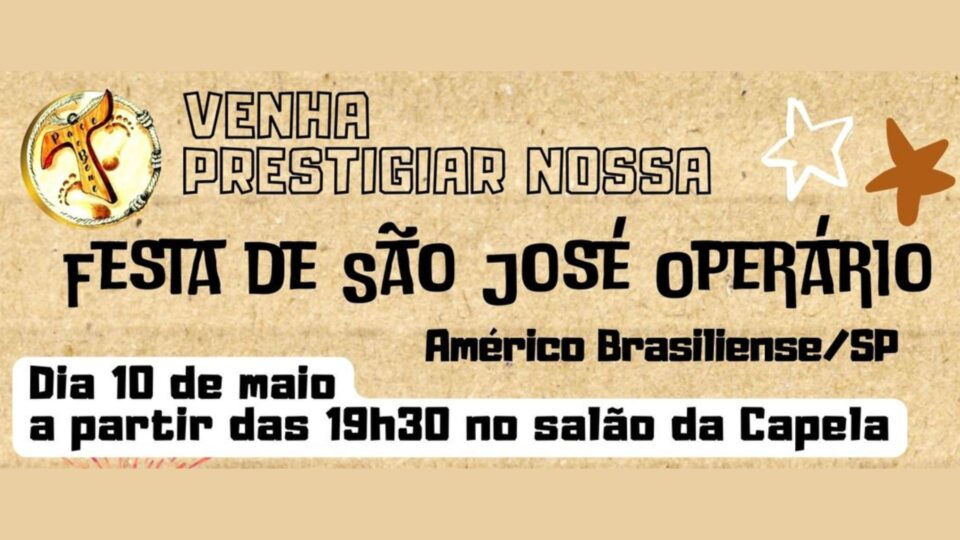 Festa de São José Operário em Américo Brasiliense